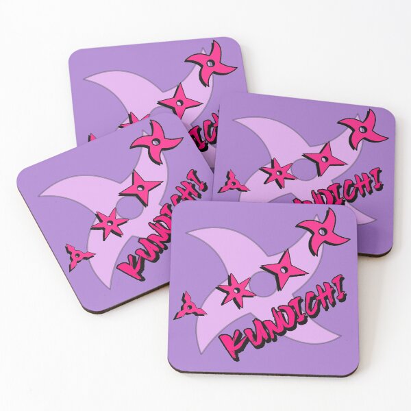 Item preview, Kunoichi star blades - pink shuriken 3 designed and sold by Mitnal.