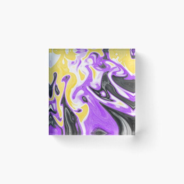 Item preview, subtle nonbinary pride art designed and sold by astroenby.