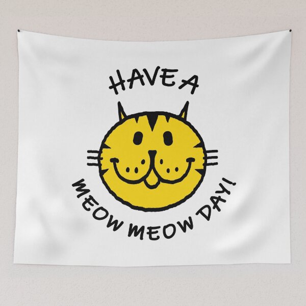 Item preview, HAVE A MEOW MEOW DAY! tabby cat version designed and sold by RawSunArt.