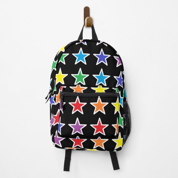 Item preview, White Outlined Rainbow Stars designed and sold by lornakay.