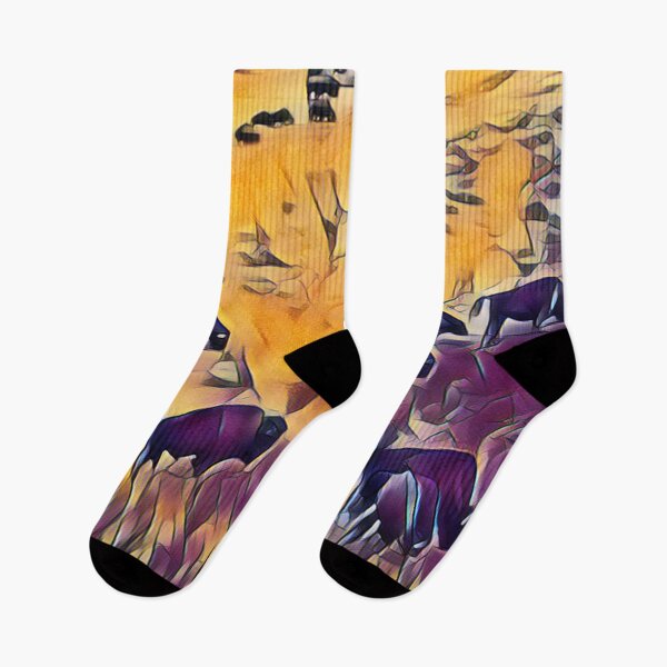 Item preview, Wild Bisons at Yellowstone National Park Retro Pop Art Design #06 designed and sold by vortexatelier.