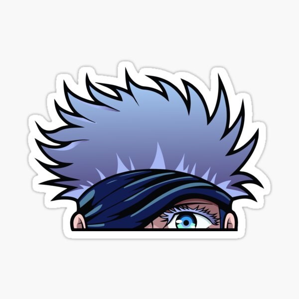 Gojo Peeker Stickers | Redbubble