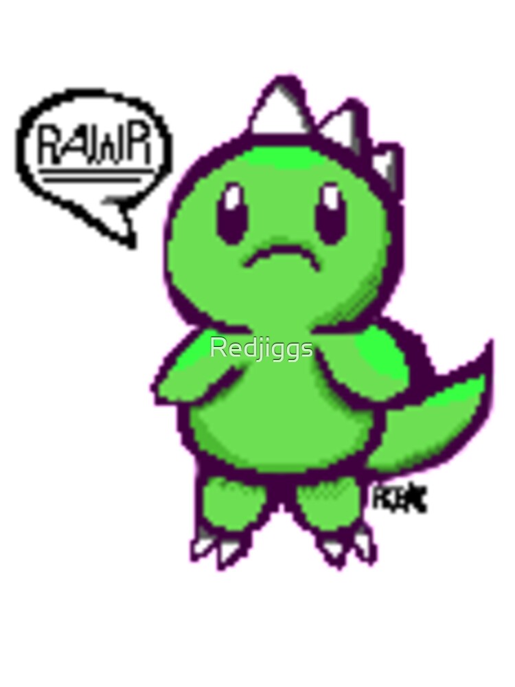 Pixelated Rawr Green Baby One Piece By Redjiggs Redbubble Pixelated Rawr Green Baby One Piece By Redjiggs Redbubble