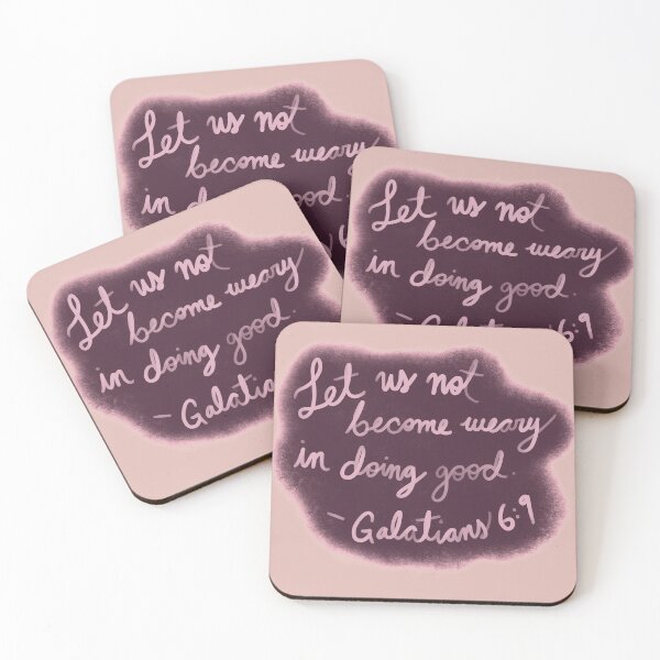 Item preview, Galatians 6:9 Bible Verse designed and sold by salmonsoul.