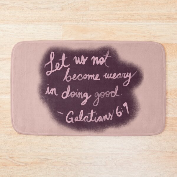 Item preview, Galatians 6:9 Bible Verse designed and sold by salmonsoul.