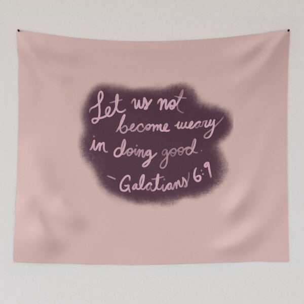 Item preview, Galatians 6:9 Bible Verse designed and sold by salmonsoul.