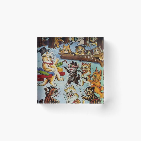 Item preview, “Robbers and Brigands” by Louis Wain designed and sold by PatricianneK.
