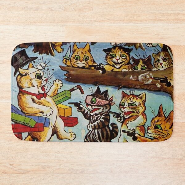 Item preview, “Robbers and Brigands” by Louis Wain designed and sold by PatricianneK.