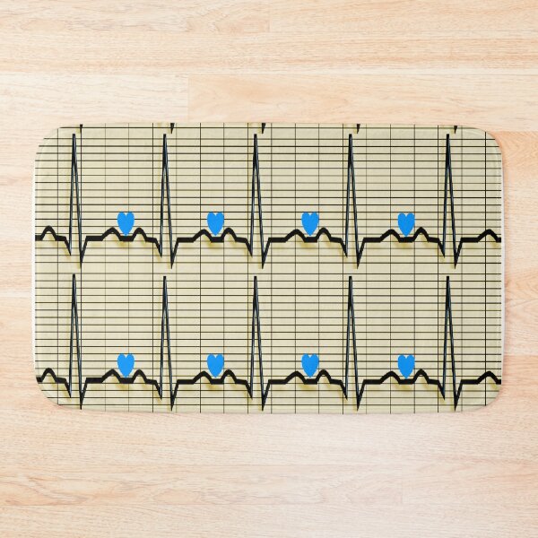 Item preview, Cardiac Rhythm Strips Yellow designed and sold by gailg1957.