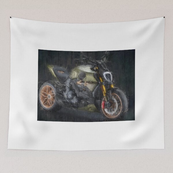 Item preview, Muscle Motorcycle Diavel Lambo - original artwork by Vart designed and sold by vartstudio.