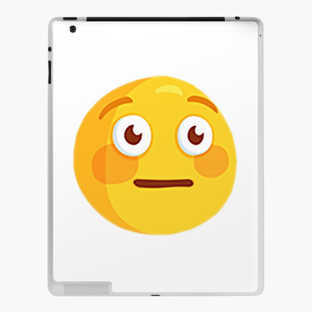 Blushy Emoji Ipad Case Skin By Imperatornacho Redbubble