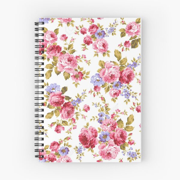 Item preview, PINK AND BLUE FLORAL  designed and sold by AMYJAMIN.