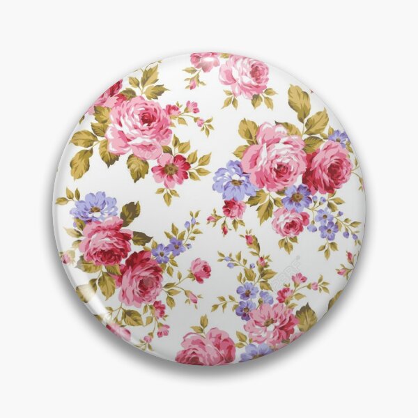 Item preview, PINK AND BLUE FLORAL  designed and sold by AMYJAMIN.