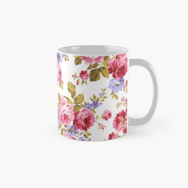 Item preview, PINK AND BLUE FLORAL  designed and sold by AMYJAMIN.