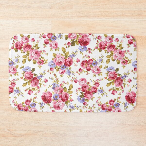 Item preview, PINK AND BLUE FLORAL  designed and sold by AMYJAMIN.
