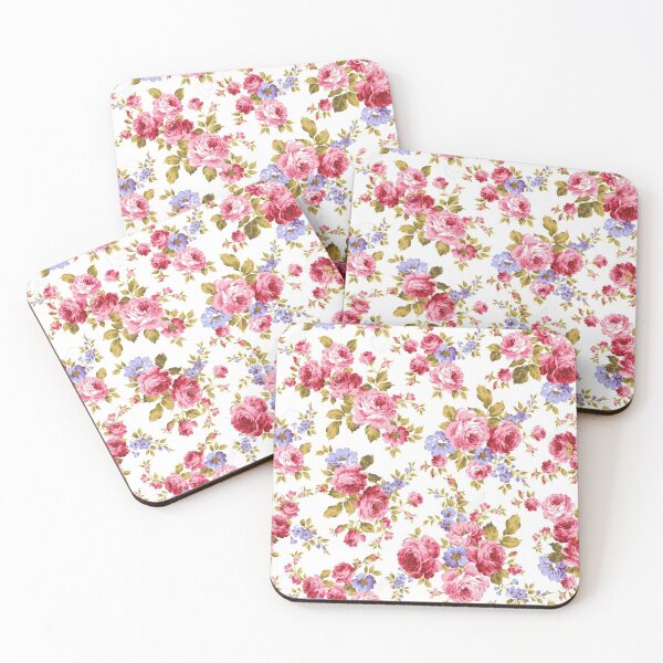 Item preview, PINK AND BLUE FLORAL  designed and sold by AMYJAMIN.