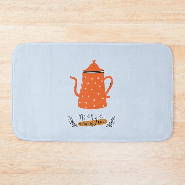 Item preview, Ok, but first a of tea:  Red dotted pattern Teapot/ Kettle designed and sold by riccagarden.