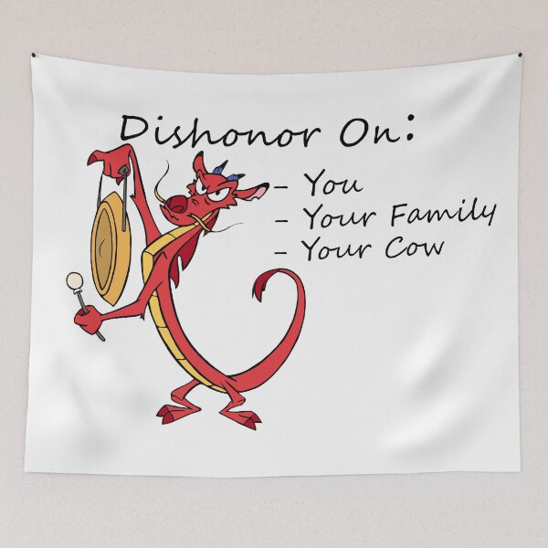 Item preview, Dishonor on: you, your family, your cow designed and sold by Friend of Frogs.