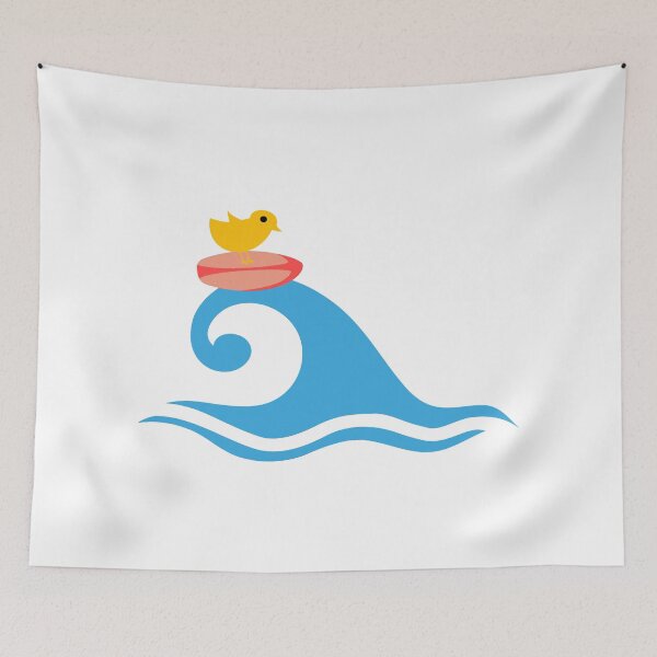Item preview, Surf chick white background designed and sold by oxoxoxo.