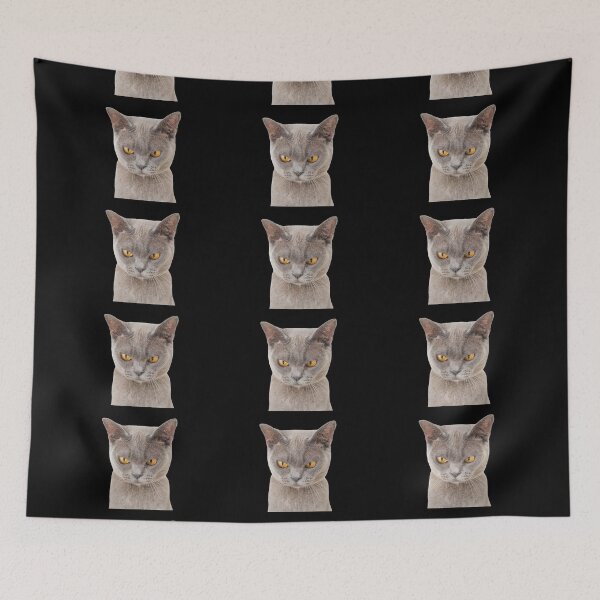 Item preview, Cute Mad Cat (Black BG) designed and sold by FilipeFerreira.