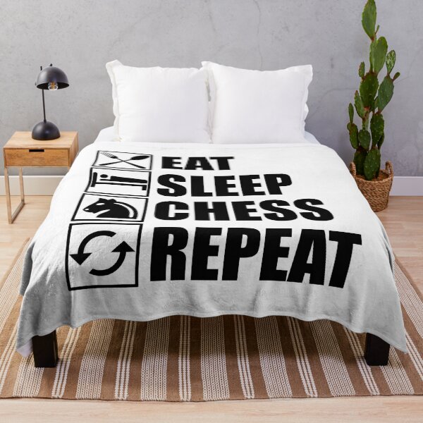 Item preview, Eat Sleep Chess Repeat designed and sold by Adel Qasem.