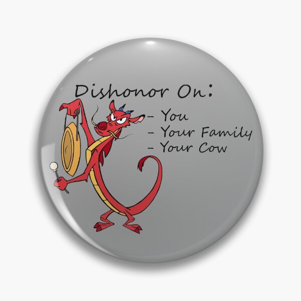 Item preview, Dishonor on: you, your family, your cow designed and sold by Friend of Frogs.