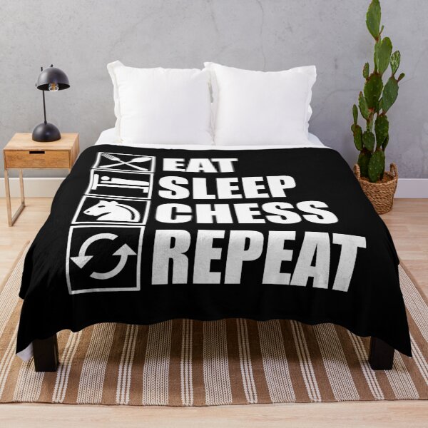 Item preview, Eat Sleep Chess Repeat designed and sold by Adel Qasem.