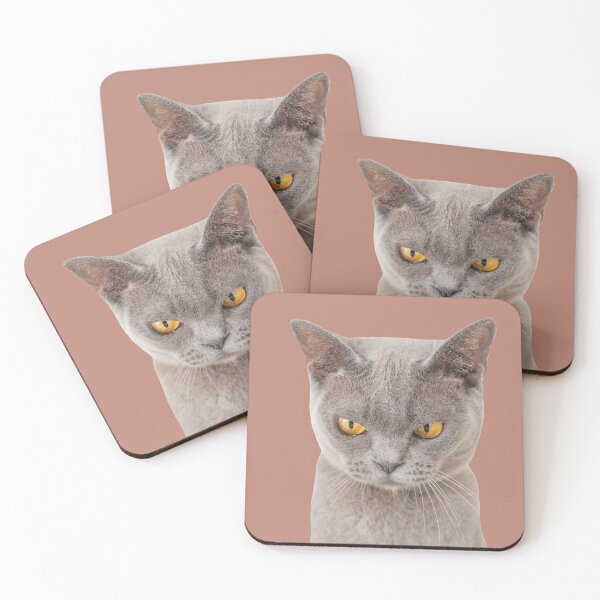 Item preview, Cute Mad Cat (Beige BG) designed and sold by FilipeFerreira.