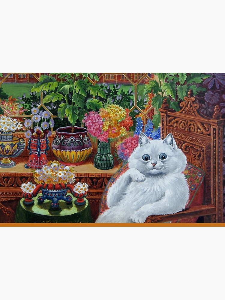 Study of a Cat's Head Jigsaw Puzzle by Louis Wain - Pixels Merch