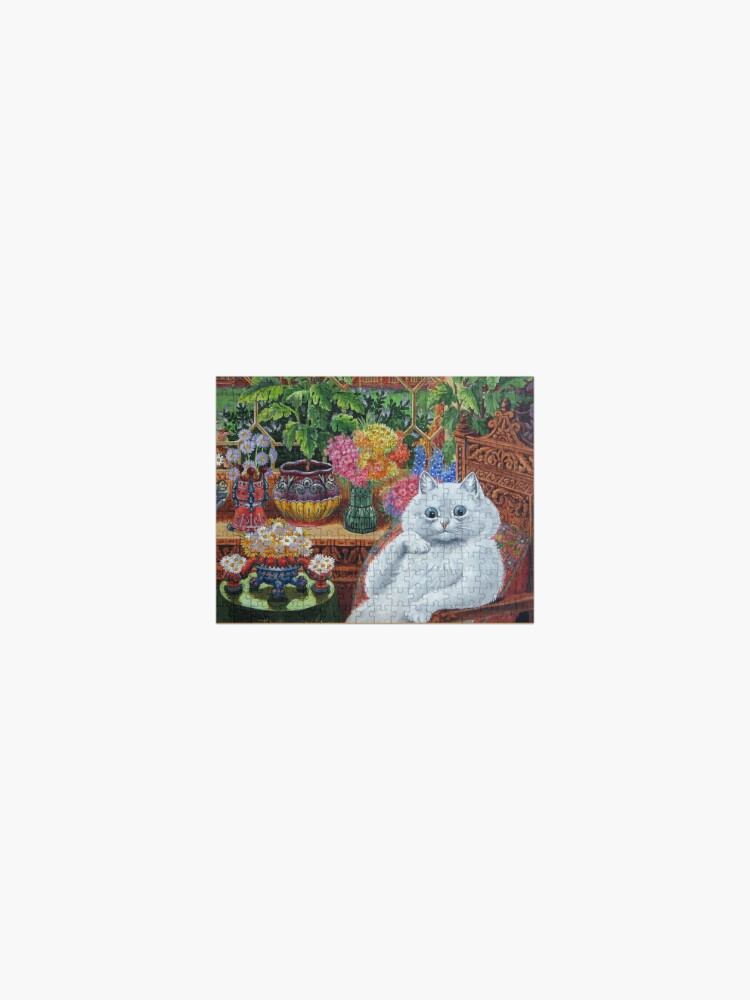 Study of a Cat's Head Jigsaw Puzzle by Louis Wain - Pixels Merch