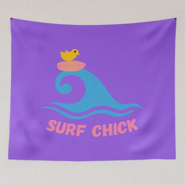 Item preview, Surf chick cool purple background designed and sold by oxoxoxo.