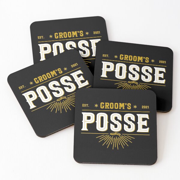 Item preview, Groom's Possie. Bachelor party. 2021 Wedding Party designed and sold by Uppercase Tees.