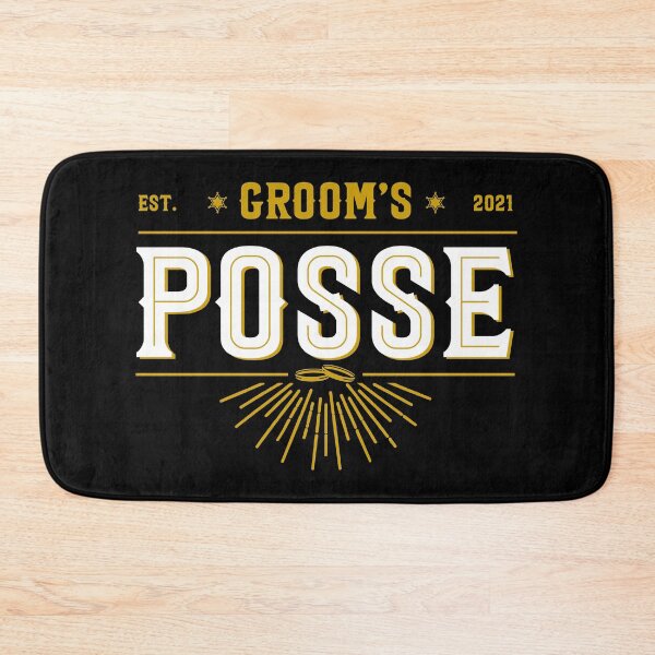 Item preview, Groom's Possie. Bachelor party. 2021 Wedding Party designed and sold by Uppercase Tees.