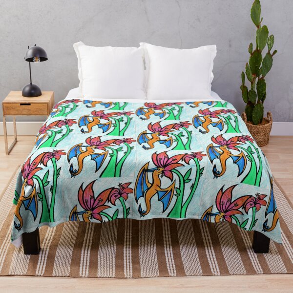 Item preview, Dragon Eating Flowers designed and sold by gwillathedragon.