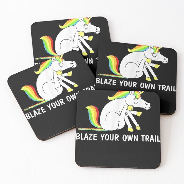 Artikelvorschau, Blaze Your Own Trail Einhorn entworfen und verkauft von markbauch.