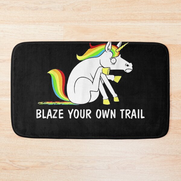 Artikelvorschau, Blaze Your Own Trail Einhorn entworfen und verkauft von markbauch.