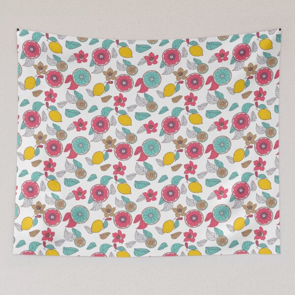 Item preview, Multicolored lemons and leafs designed and sold by josephaueraur.