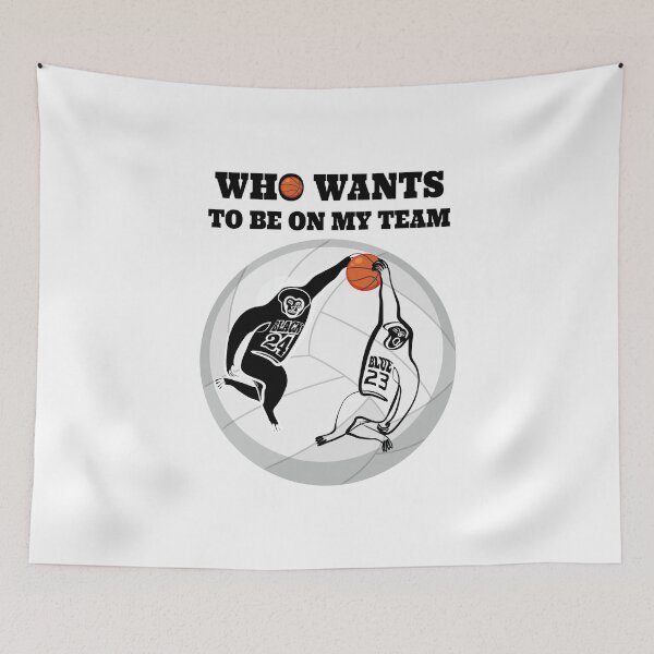 Item preview, Who wants to be on my team, Basketball T-Shirt,Sports  T Shirt, Basketball gibbon player Gift, Funny TeeT Shirt Gift for Him or Her, designed and sold by Native-shop.