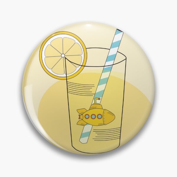 Item preview, lemon submarine designed and sold by Stick 'Em Up.