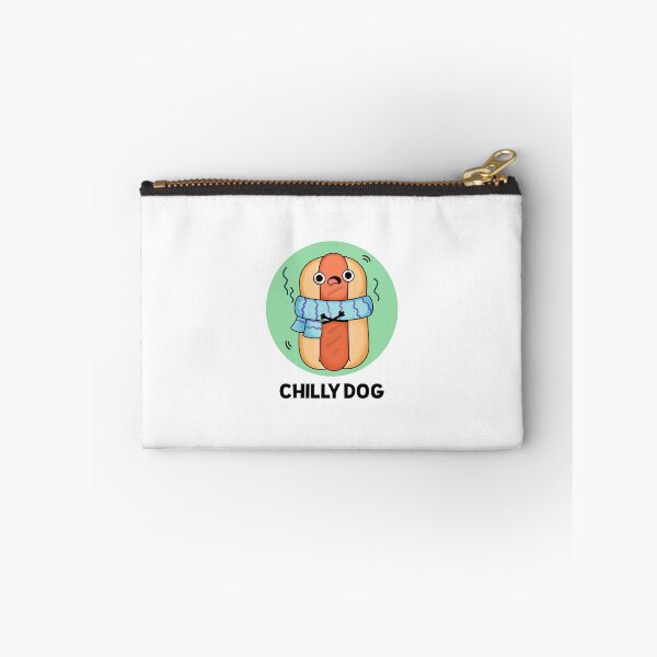 Item preview, Chilly Dog Funny Chili Hot Dog Puns  designed and sold by punnybone.