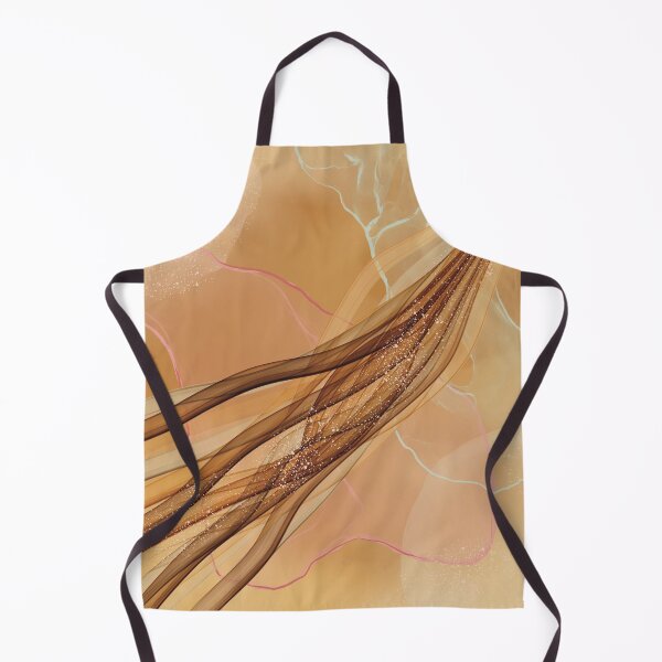 Item preview, Golden waves fluid art designed and sold by Mashusha-art.