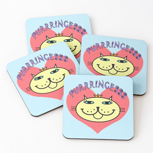 Item preview, PURRRincesss - sunny yellow designed and sold by RawSunArt.