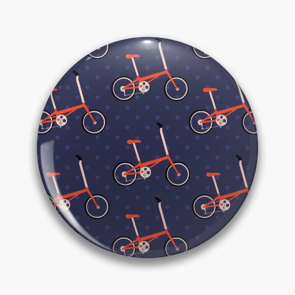 Item preview, folding bicycle seamless pattern designed and sold by werezu.