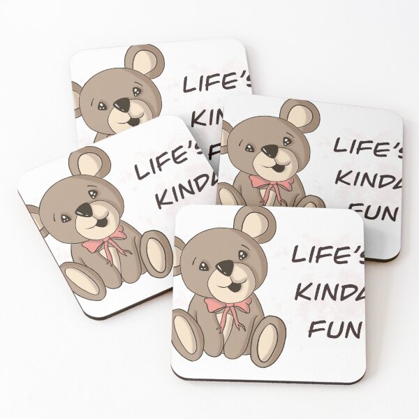 Item preview, Teddy Say's Life's kinda fun designed and sold by ANU007.