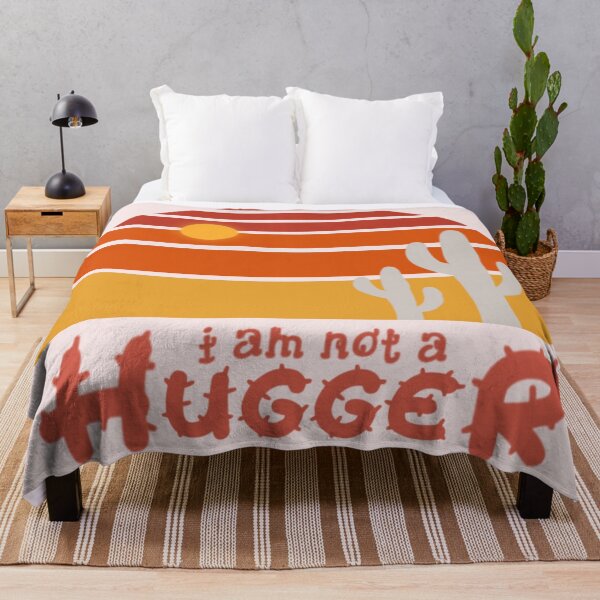 Item preview, i am not a hugger funny vintage cactus designed and sold by Fiona Shorts.