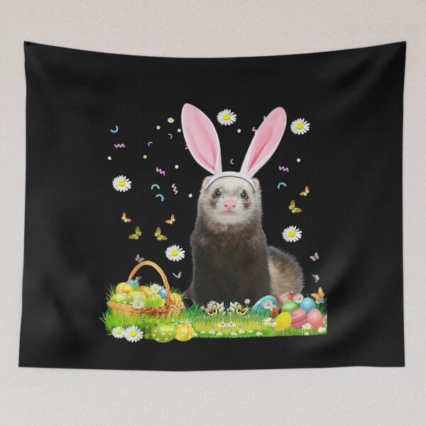 Item preview, Cute Ferret Easter Day Bunny Eggs Easter Costume designed and sold by markbauch.