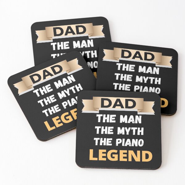 Item preview, Dad The man The Myth The Piano Legend designed and sold by Johan Liebert.