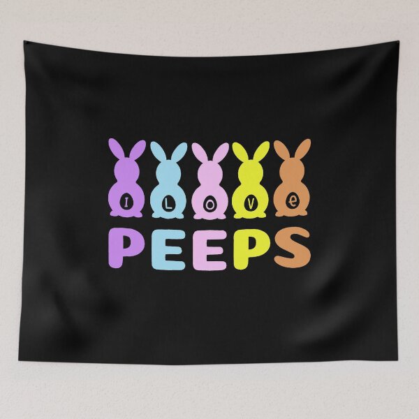 Item preview, I Love Peeps - Cute Easter Bunny Peeps designed and sold by molamode.