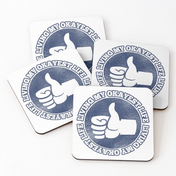 Item preview, Living My Okayest Life Thumps Up designed and sold by LeGND.