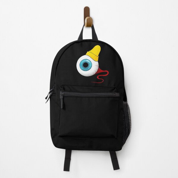 Item preview, Eyeball Wearing a Yellow Beanie Hat | Funny Optical Illusion Eye or Duck | Gore Halloween designed and sold by theBlueKazoo.